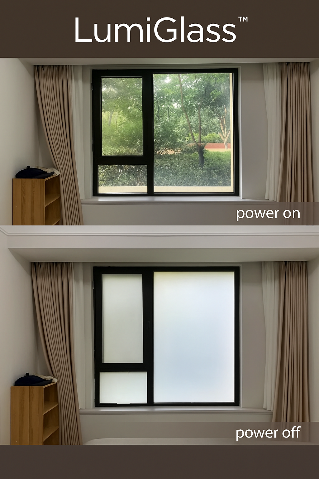 LumiGlass™ Vedunkel dein Fenster auf Knopfdruck- Ohne Rollos oder Vorhänge!