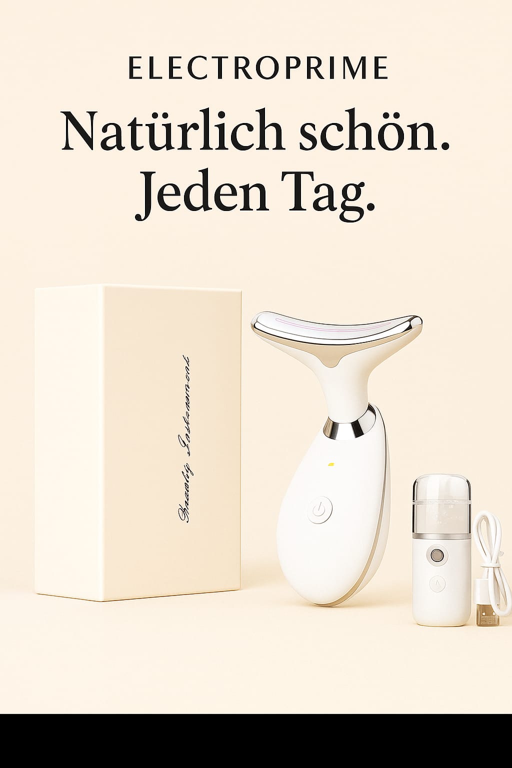 ELEKTROPRIME – Verjüngungs-Wand für Gesicht & Hals
