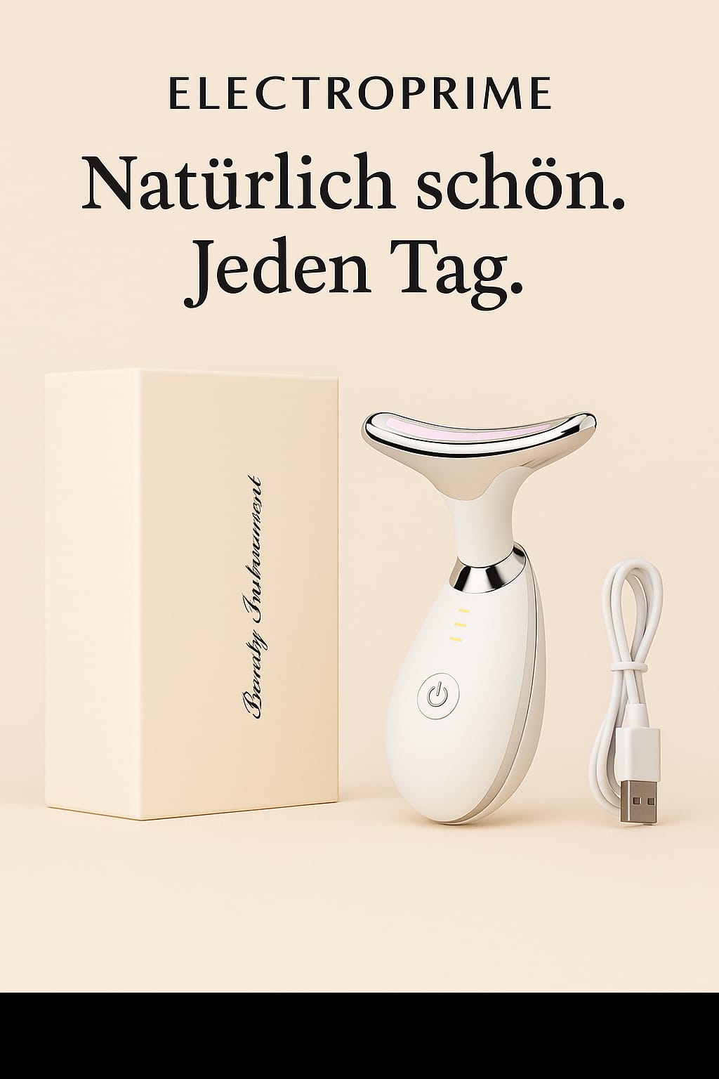 ELEKTROPRIME – Verjüngungs-Wand für Gesicht & Hals